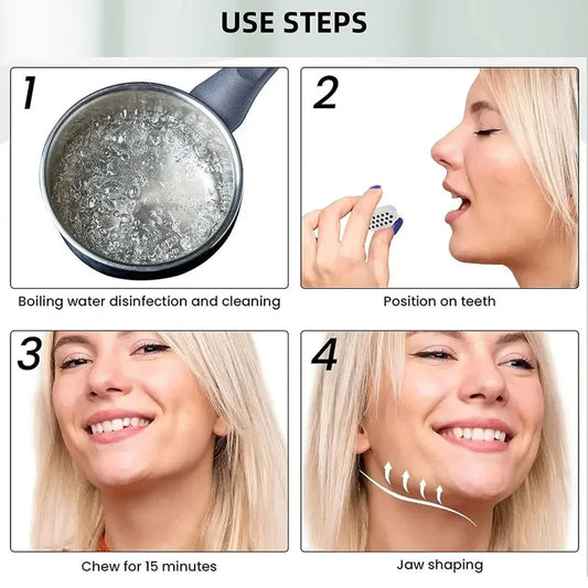 Jaw exerciser trainer with 50/60lbs resistance for facial muscle strengthening - product image