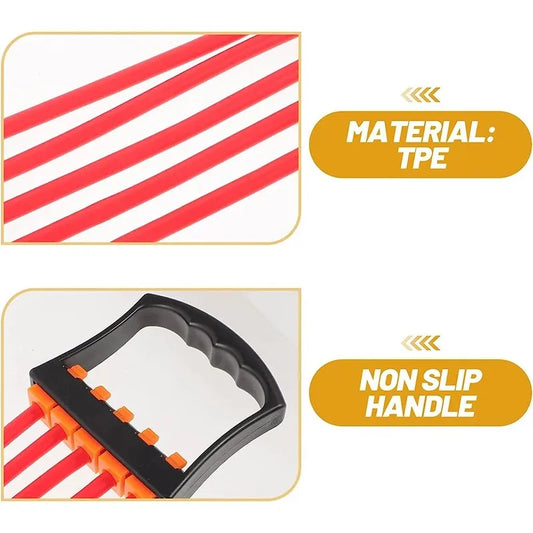 Male shoulder expander with removable rubber tube for strength training - product image