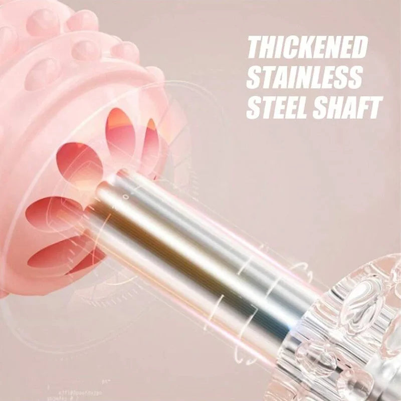 Massage stick roller with four wheels for deep muscle relaxation - product image