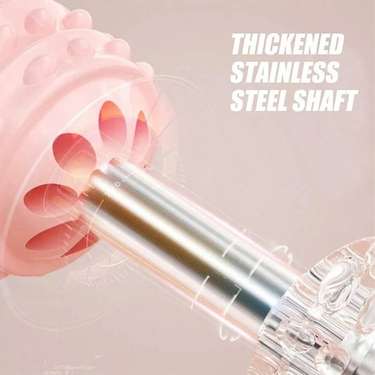 Massage stick roller with four wheels for deep muscle relaxation - product image