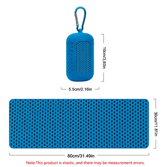 Microfiber quick-dry sports cooling towel for outdoor and fitness use - product image
