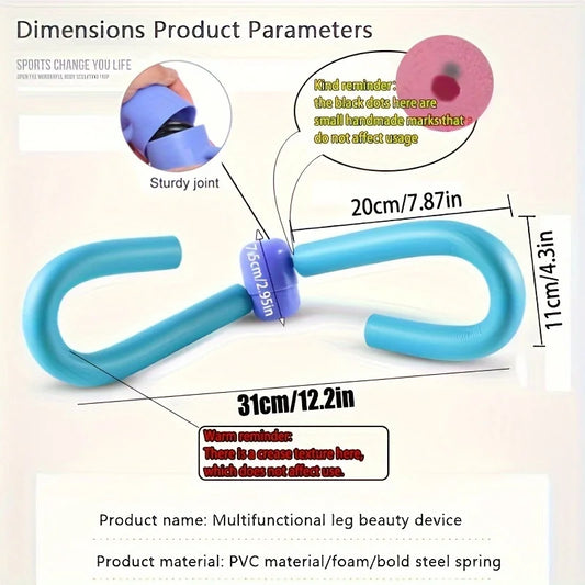 Multi-functional foam handled thigh master for arms and legs strengthening - product image