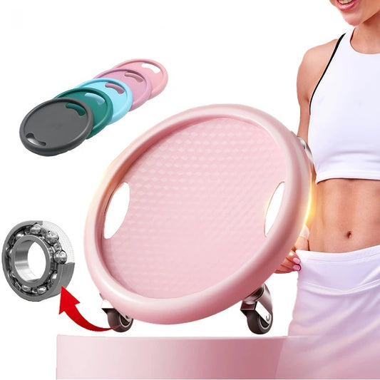 Multifunctional abs four-wheel silent training skateboard with curved groove handle - product image
