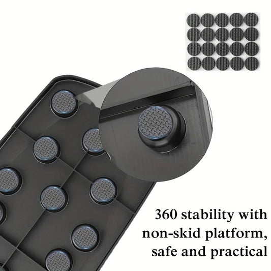 Multifunctional foldable push up board with non-slip handles and multiple angles - product image