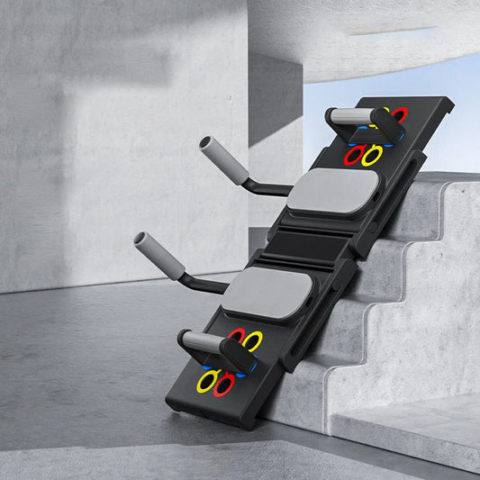 Multifunctional foldable push-up bracket with adjustable handles and anti-slip grip - product image
