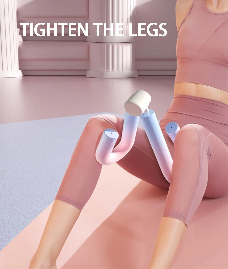 Multifunctional leg beauty device with foam handles and steel spring resistance - product image