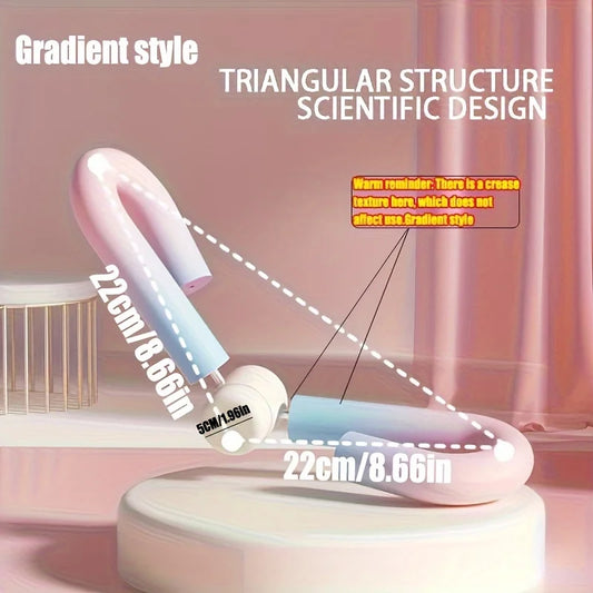Multifunctional leg beauty device with foam handles and steel spring resistance - product image