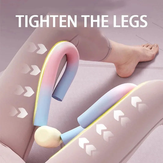 Multifunctional leg beauty device with foam handles and steel spring resistance - product image