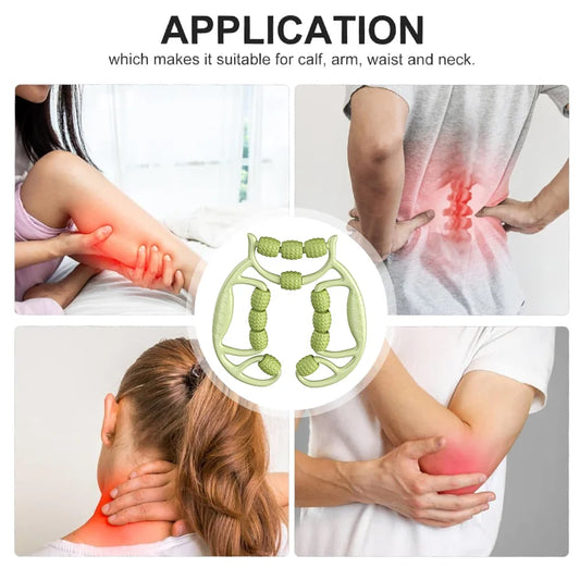 Muscle roller foam roller with trigger point design for deep massage - product image