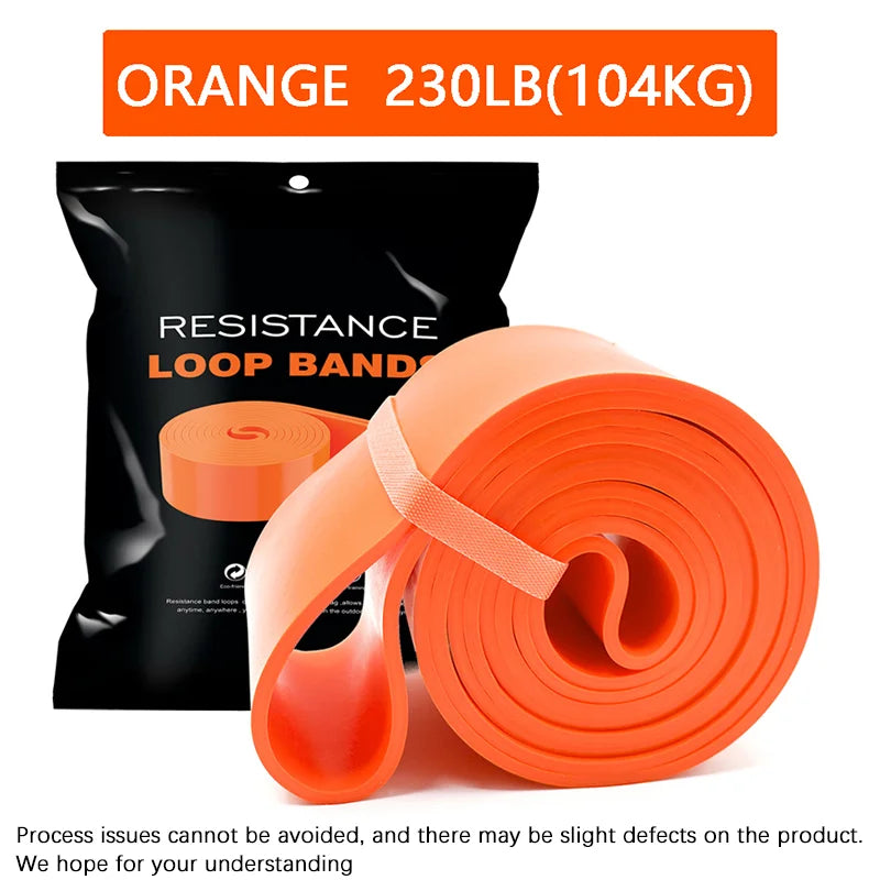 Natural latex resistance bands for full body strength training and stretching - product image