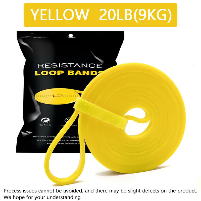 Natural latex resistance bands for full body strength training and stretching - product image