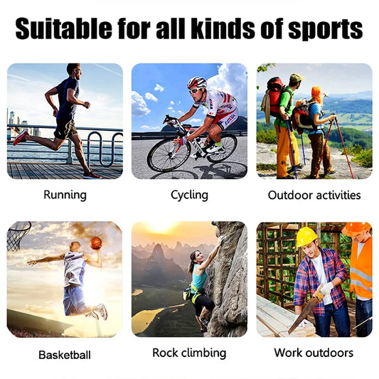 Nylon knee brace support with high elasticity for sports and joint protection - product image