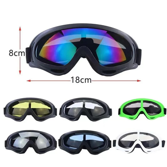 Outdoor windproof dustproof sports goggles with adjustable elastic strap uv protection - product image