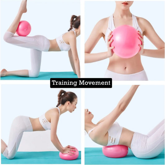 Pilates ball with explosion-proof material and non-slip surface for fitness - product image