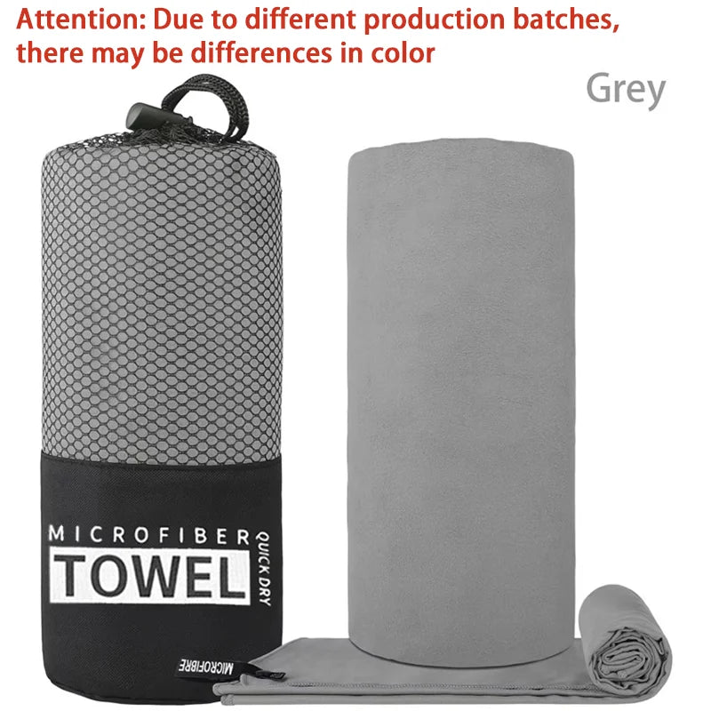 Quick-drying microfiber sports towel with high absorption and lightweight design - product image