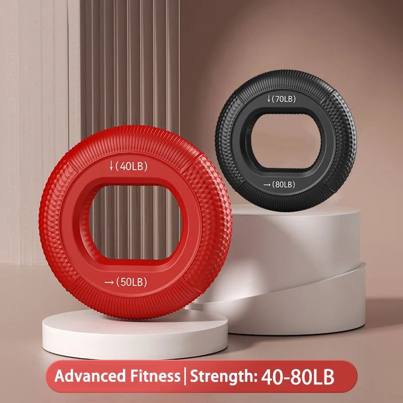 Silicone finger gripper ring with dual resistance for hand and wrist training - product image