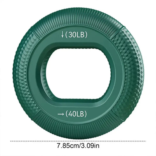 Silicone finger gripper ring with dual resistance for hand and wrist training - product image