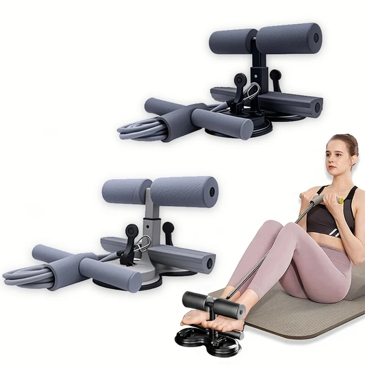 Sit up bar with adjustable height and suction cup base for multi muscle training - product image