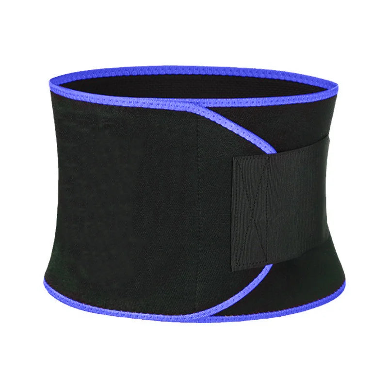 Sweat burst waist support belt with adjustable velcro straps for workout - product image