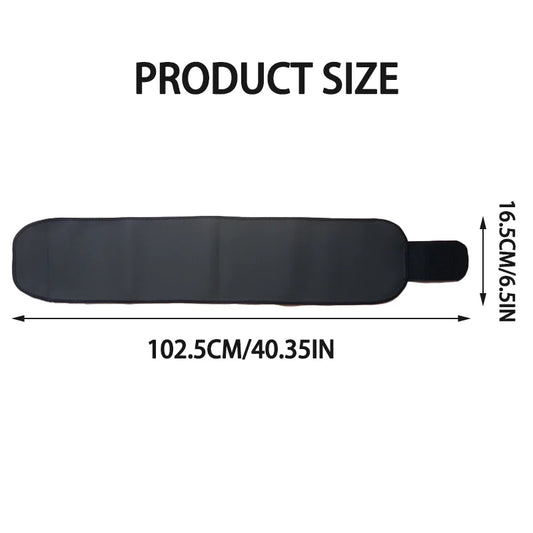 Sweat burst waist support belt with adjustable velcro straps for workout - product image