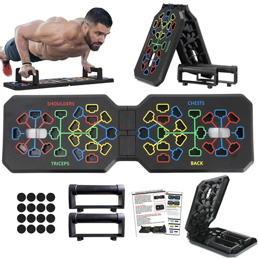 T-shaped multifunctional push up fitness board with adjustable positions - product image