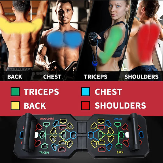 T-shaped multifunctional push up fitness board with adjustable positions - product image