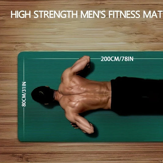 Thick nbr yoga mat with moisture-proof non-slip surface for outdoor and gym use - product image