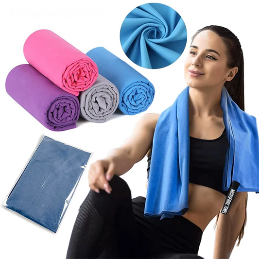 Thickened microfiber quick-drying travel sports towel for gym and swimming - product image