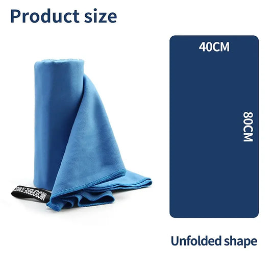 Thickened microfiber quick-drying travel sports towel for gym and swimming - product image
