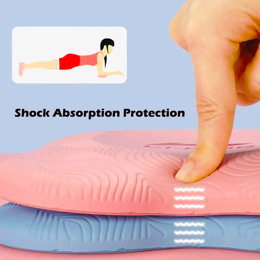 Thickened tpe yoga kneeling mat with anti-slip surface for elbow and knee protection - product image
