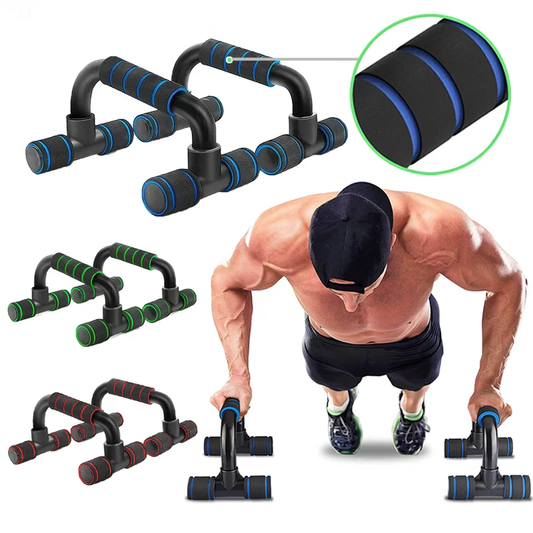 U-shaped push-up bar with foam grip and abs construction for muscle training - product image