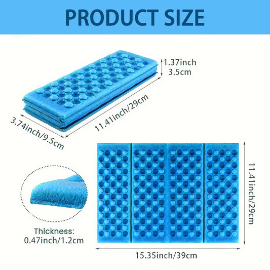 Waterproof foldable xpe camping mat cushion with egg trough design - product image