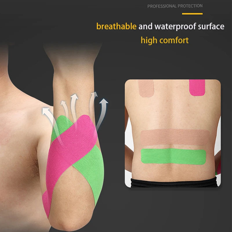 Waterproof kinesiology tape muscle support bandage for pain relief and recovery - product image