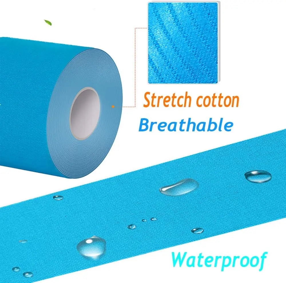 Waterproof kinesiology tape muscle support bandage for pain relief and recovery - product image