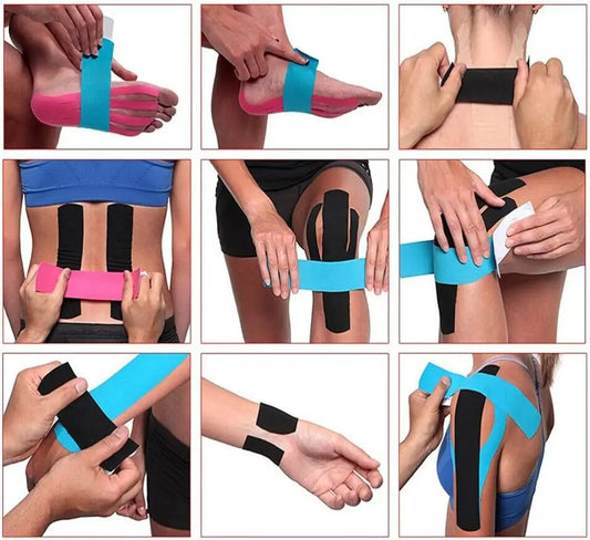Waterproof kinesiology tape muscle support bandage for pain relief and recovery - product image