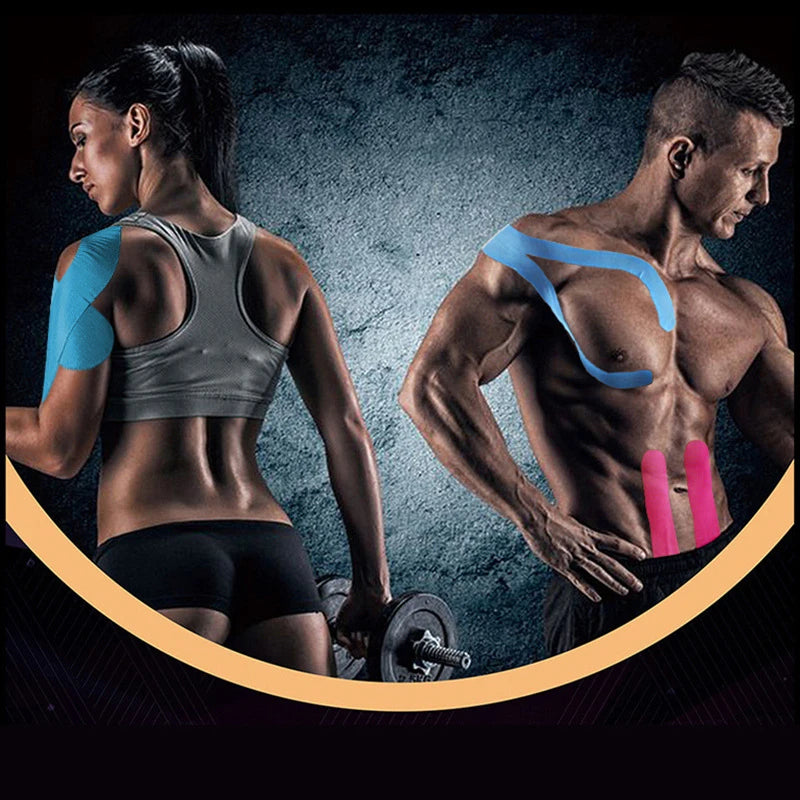 Waterproof kinesiology tape muscle support bandage for pain relief and recovery - product image