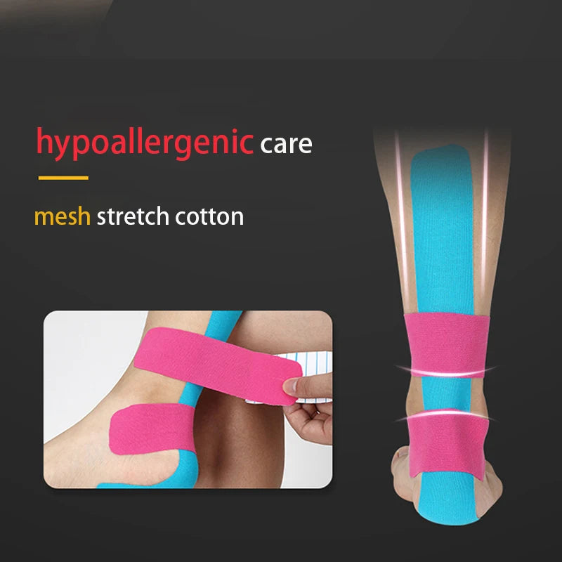 Waterproof kinesiology tape muscle support bandage for pain relief and recovery - product image