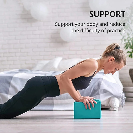 Yoga blocks set eva material for support and stability in exercise - product image