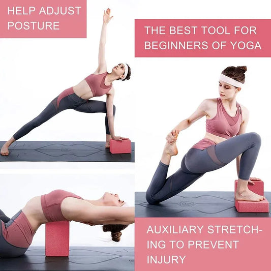 Yoga blocks set eva material for support and stability in exercise - product image