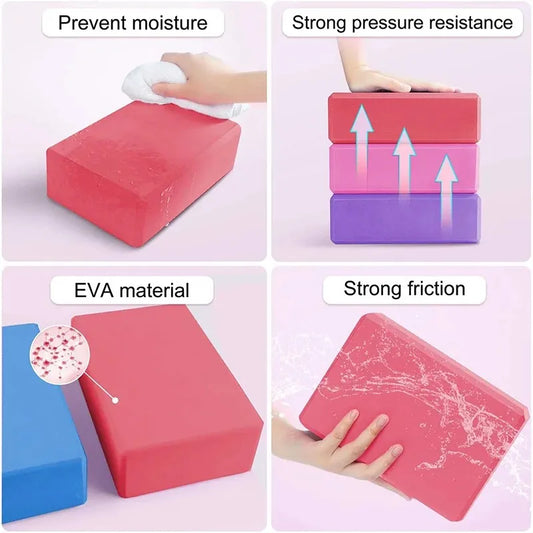 Yoga blocks set eva material for support and stability in exercise - product image