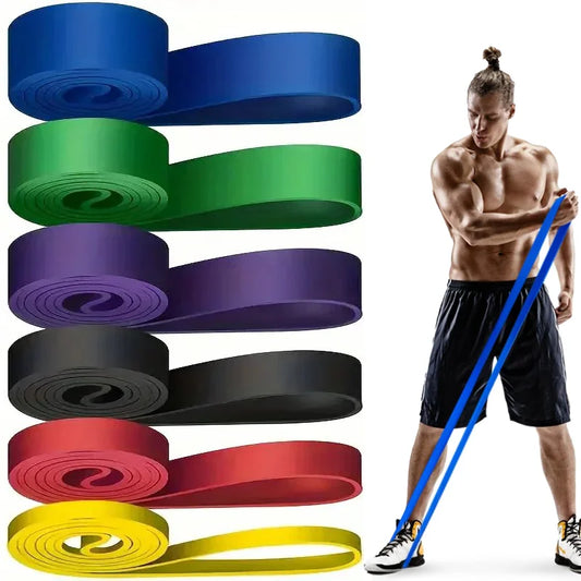 Yoga resistance band with multiple tension levels for strength training - product image