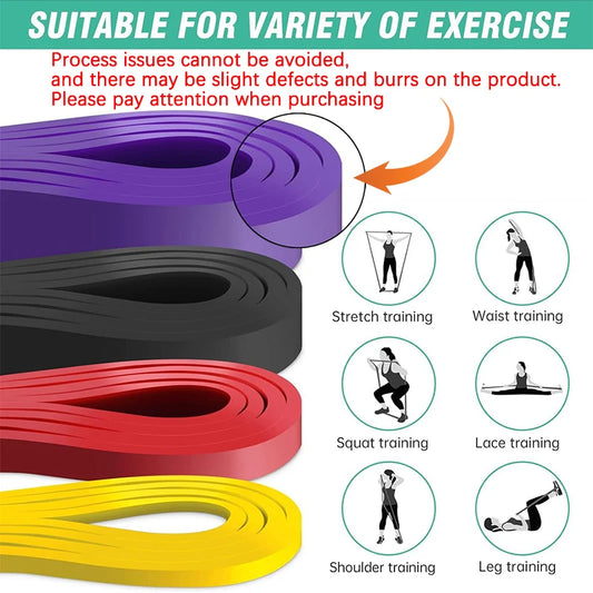 Yoga resistance band with multiple tension levels for strength training - product image